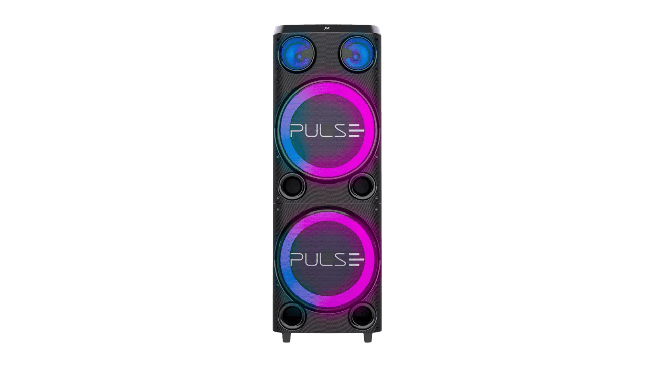 caixa de som torre pulse sp508 double 12 2300w vale a pena