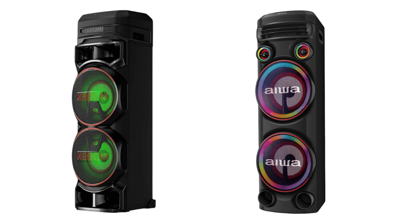 LG XBOOM RNC9 vs Aiwa T2W-02