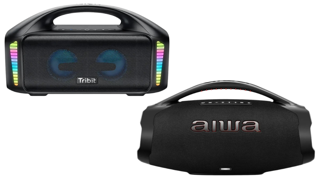 Boombox Plus Aiwa BBS-01-B ou Tribit StormBox Blast qual comprar