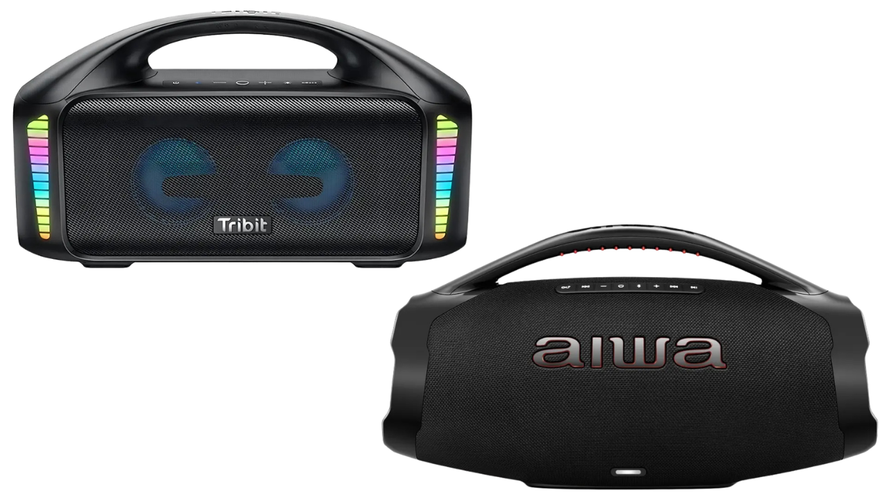 Boombox Plus Aiwa BBS-01-B ou Tribit StormBox Blast qual comprar