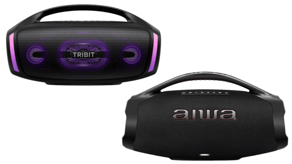 tribit stormbox blast 2 ou aiwa boombox plus bbs-01-b qual comprar