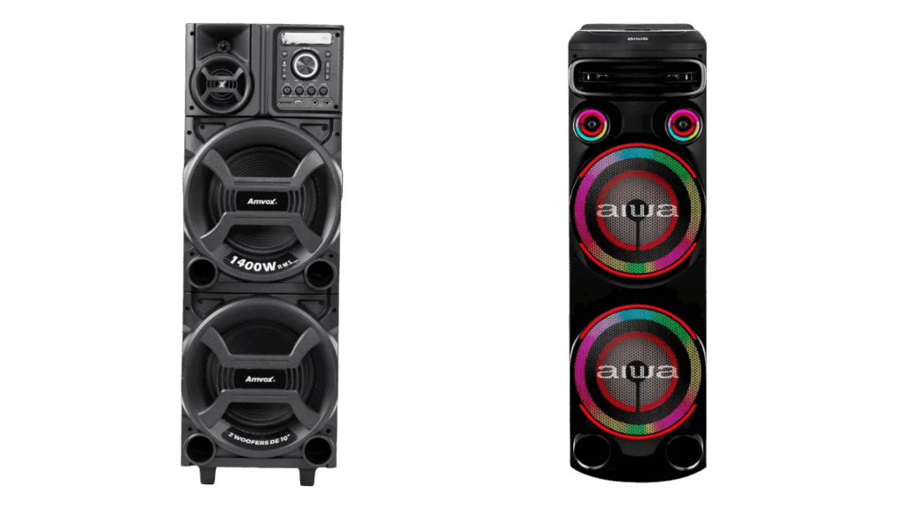 Amvox ACA1402 Titan Black ou AIWA T2W-02 qual comprar