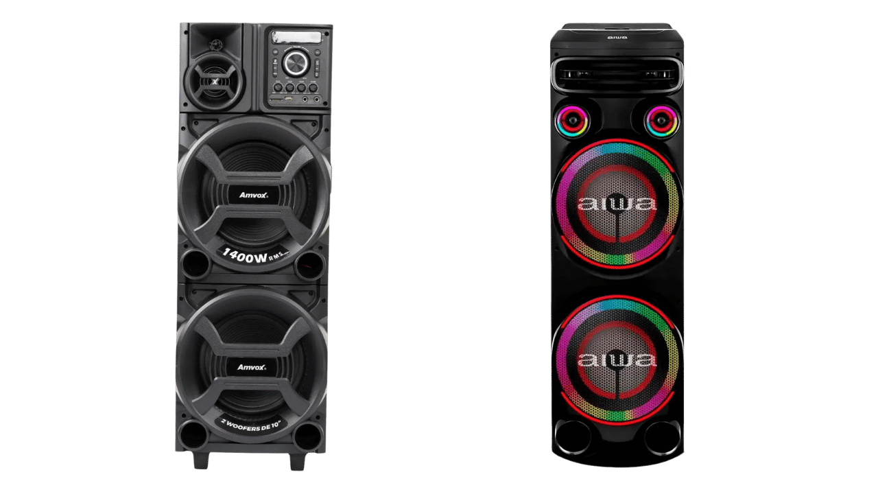Amvox ACA1402 Titan Black ou AIWA T2W-02 qual comprar