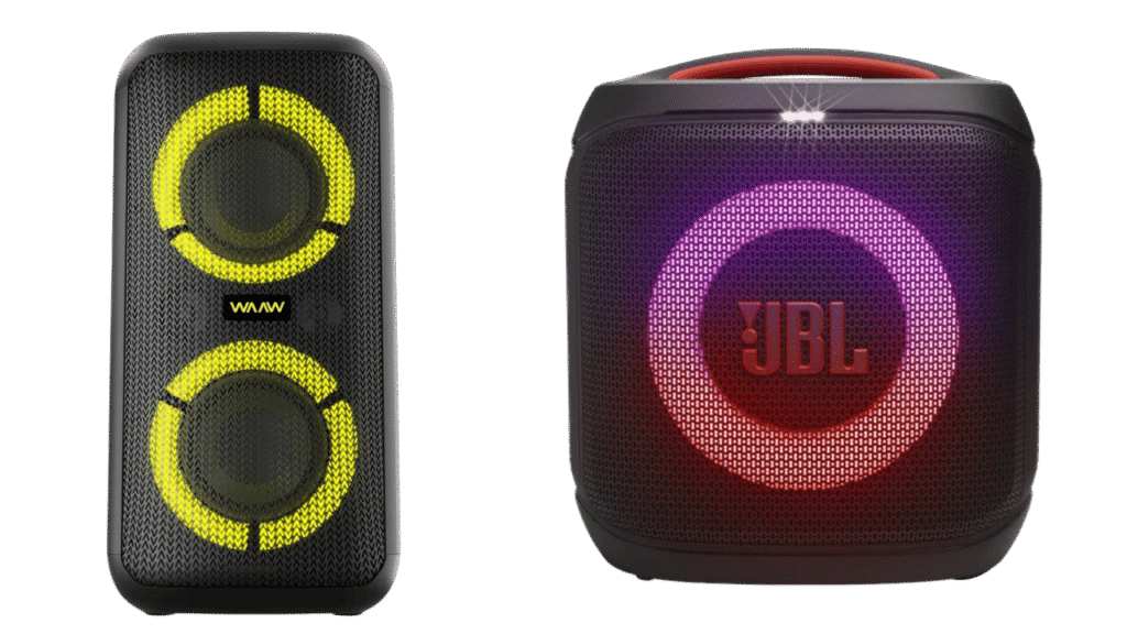 WAAW Infinite 200 ou JBL PartyBox Encore 2 qual comprar