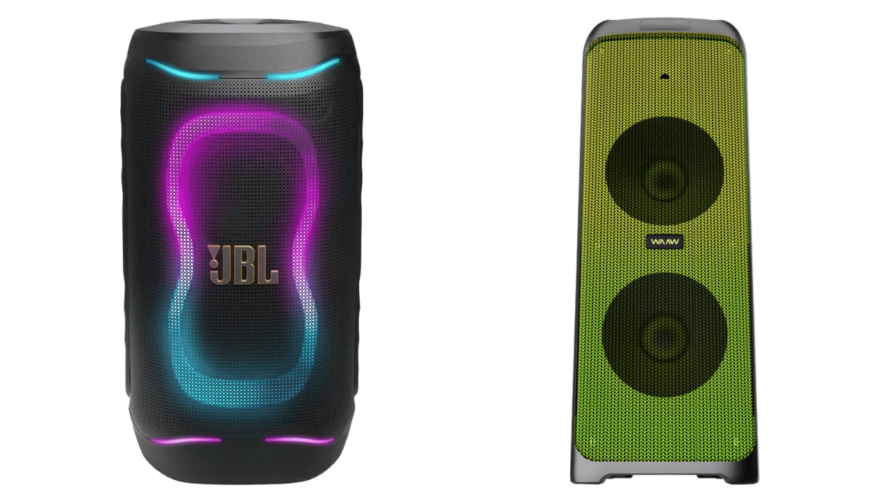 jbl partybox 130 ou waaw infinite 1000 qual comprar