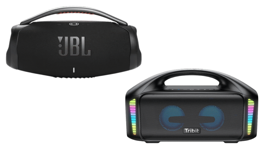 Tribit Stormbox Blast ou JBL Boombox 3 qual comprar